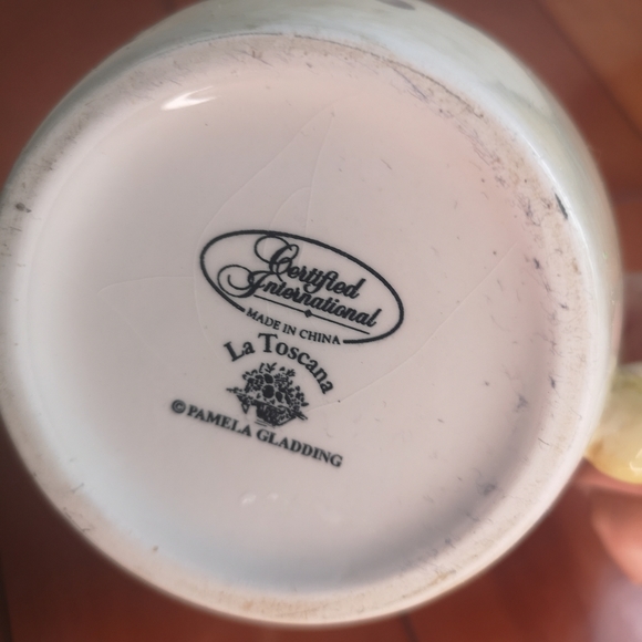 3 for$15 Certified International La Toscana Pamela Gladding 4.5" Ceramic Mug Fru - Picture 7 of 7